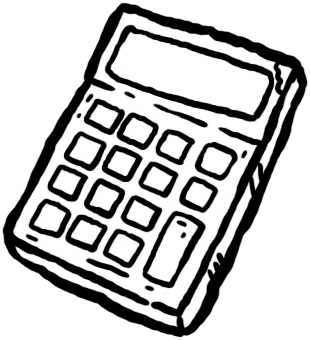Calculator card art