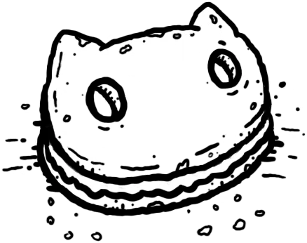 Cookie Cat card art