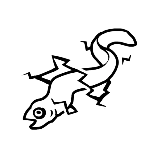 Eel card art