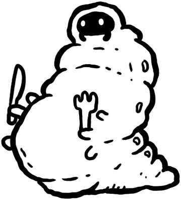 Foodworm card art