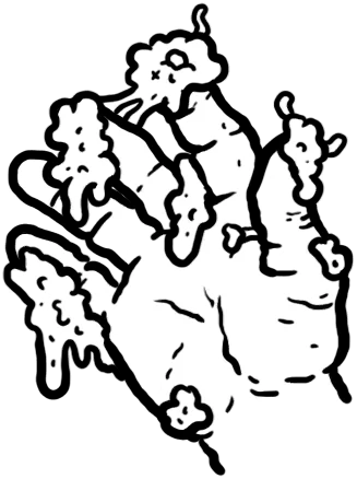Grubby Fingers card art