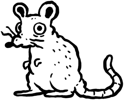 Rat card art