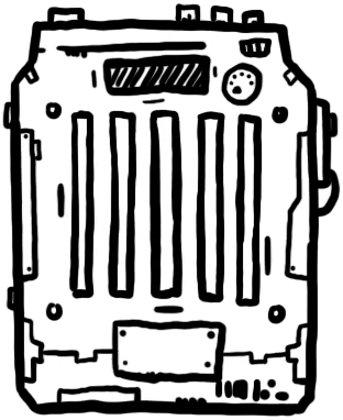 Space Heater card art