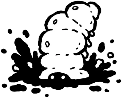 Splatter Worm card art